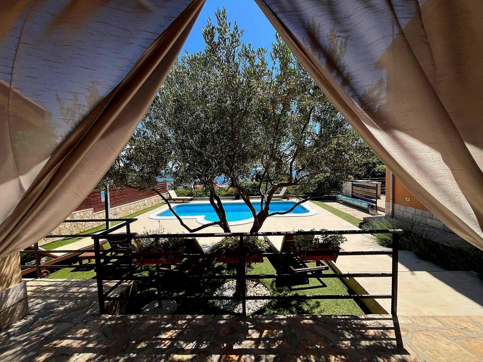 Holiday Home Magic View With Private Heated Pool Kaštela المظهر الخارجي الصورة